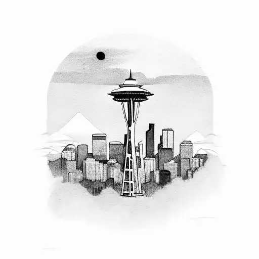 Seattle Sky Line Ethiopian Sky Line