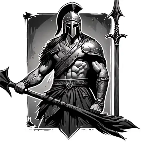 Spartan Holding The Spear