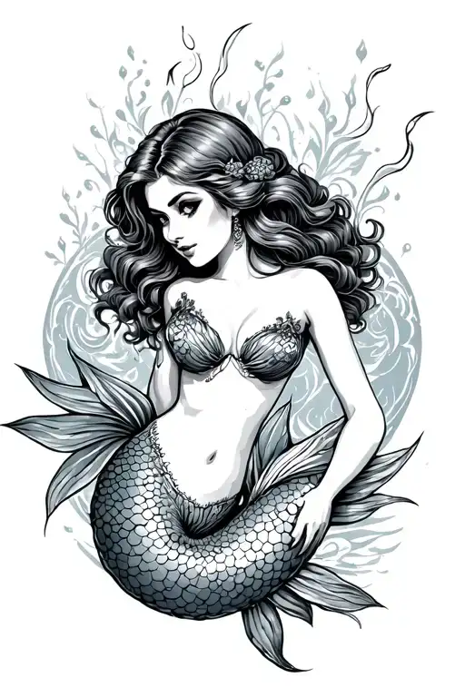 Pin Up Mermaid
