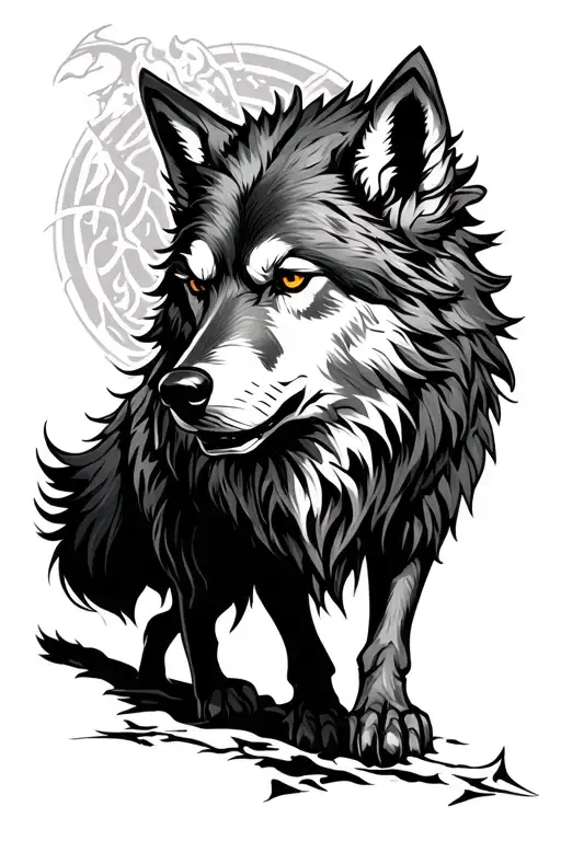 Fenrir Viking Norse Wolf
