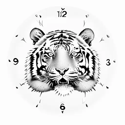 Tiger Clock Sea