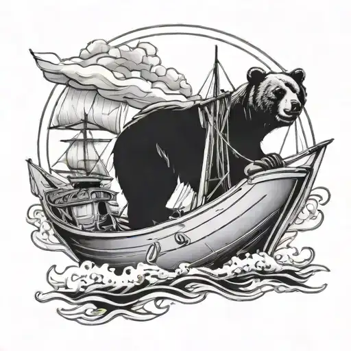 Bear Boat Sailing