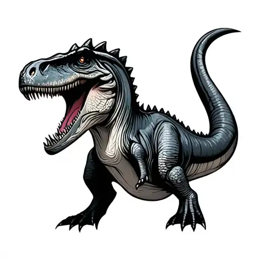 Cancer Star Sign With Dinosaur