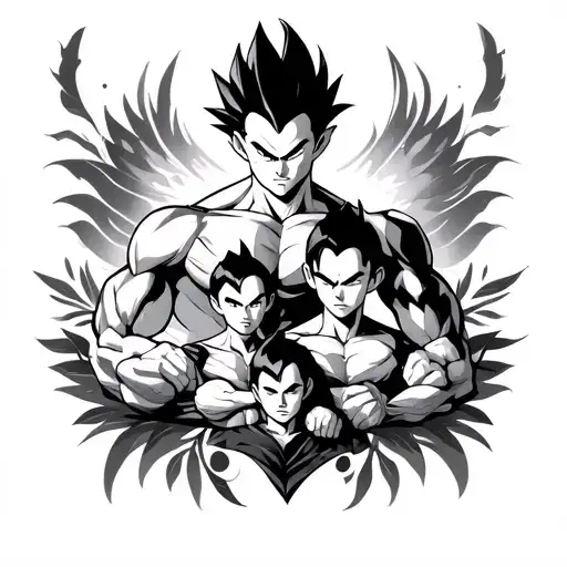 Vegeta And Family
