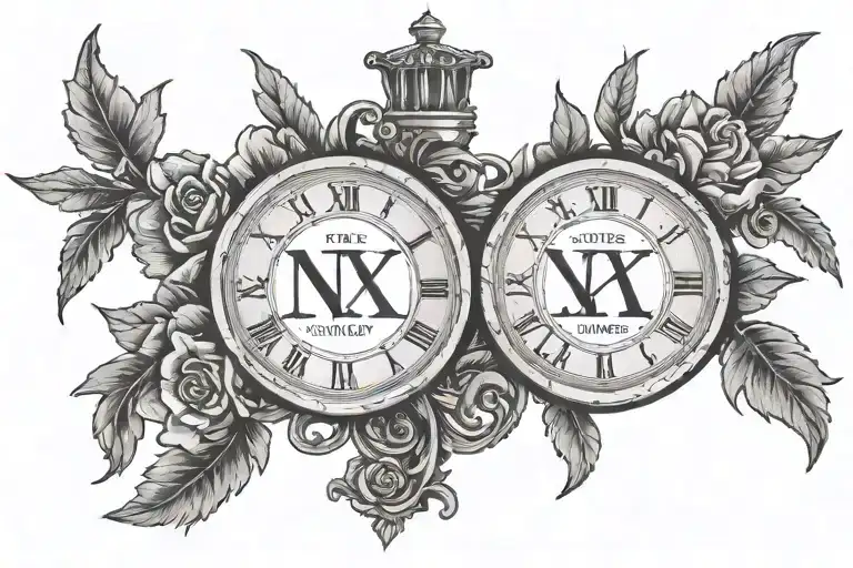 Roman Numerals Representing Important Dates