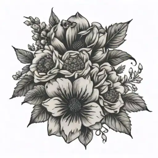 Birth Flower Bouquet