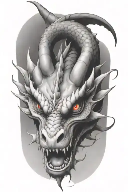 Dragons Hand Reaching