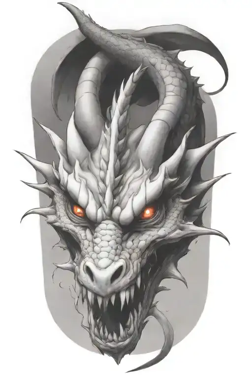 Dragons Hand Reaching From Smoke