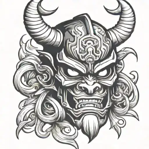 Oni Mask Military Helmet