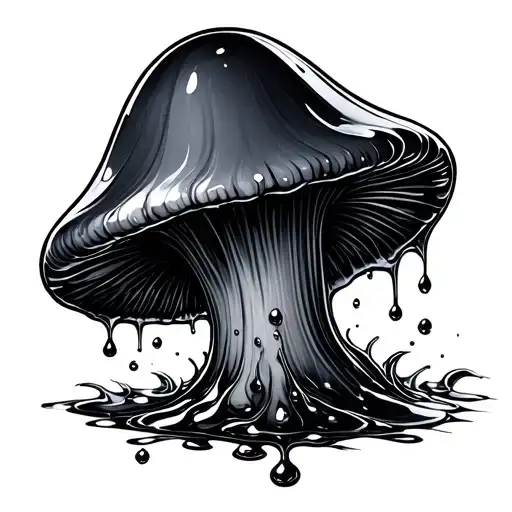 Black Ink Caps Liquid