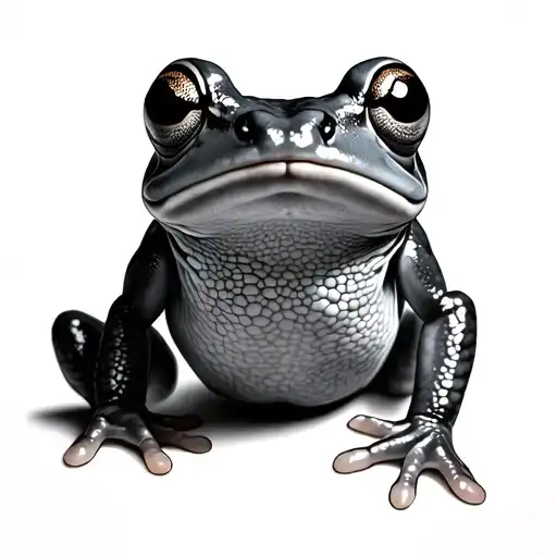 Frog Realistic Climbing Seeing From Top