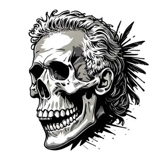 Anthony Bourdain Skull Logo Incorporated