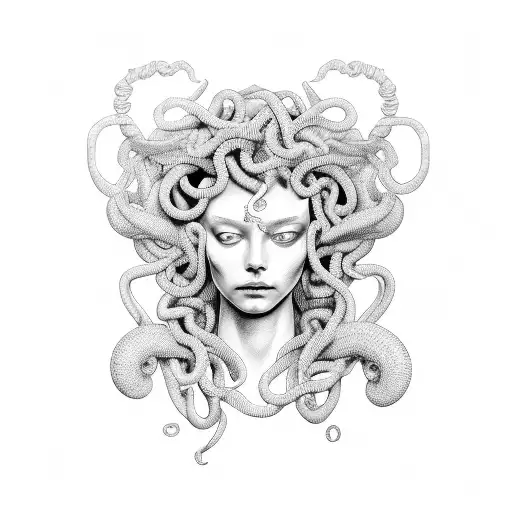Medusa Blocked Out Eyes