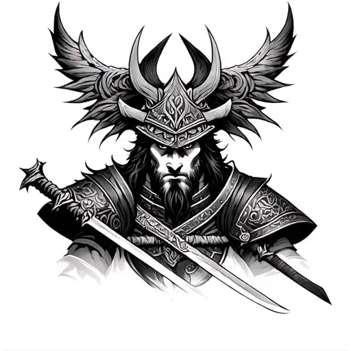 Norse Mythology Meets Samurai