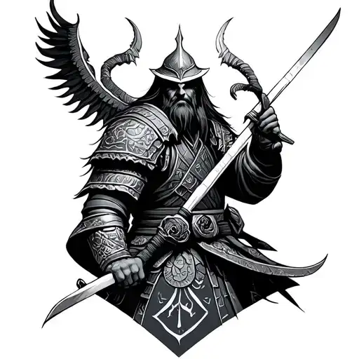 Norse Mythology Meets Samurai Mythology