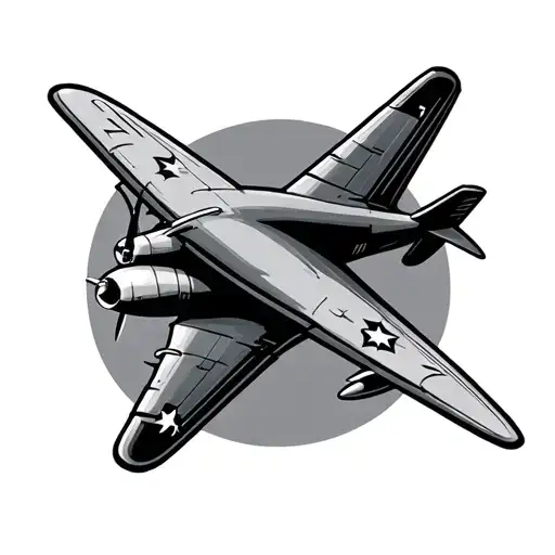 Airplane Flying Arrow