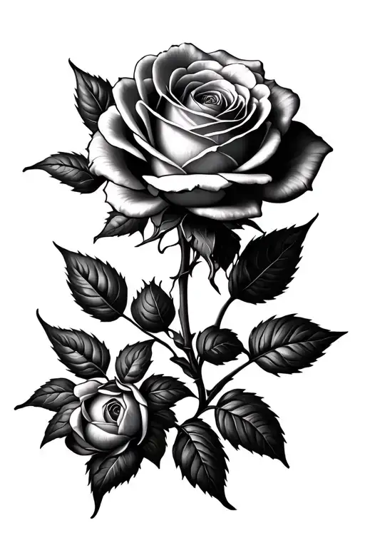 Aesthetic Rose Blooming