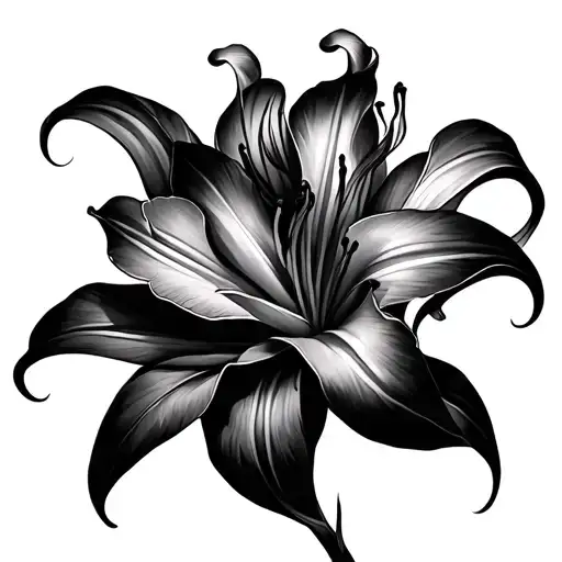 Fire Lilies Intertwined