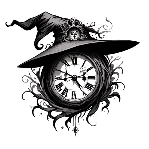 Witch With Clock
