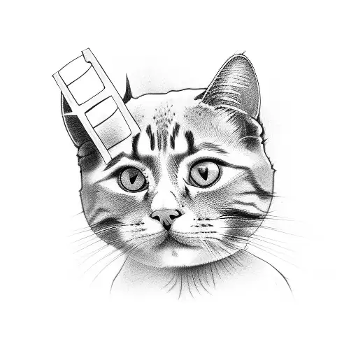 Cat Catching Bubbles