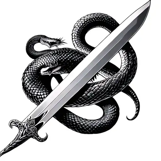 Snake And Sword