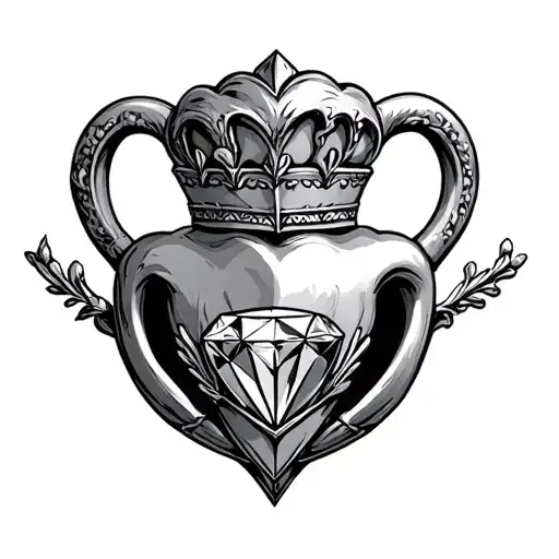 Claddagh With Diamond
