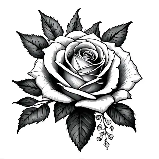 Rose And Honeysuckle With Astrology