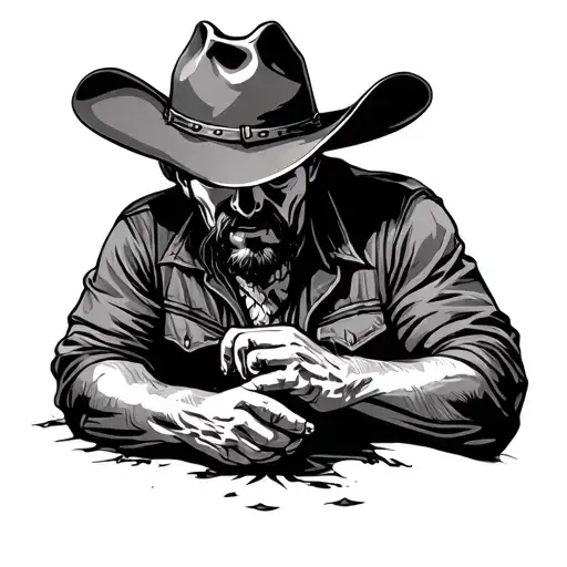 Cowboy Having A Heartattack