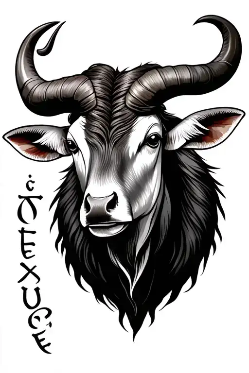 Taurus That Says Gratitude Symbol Incorporated