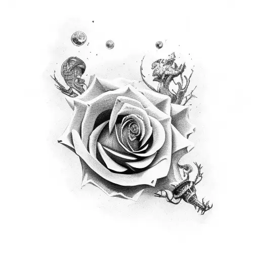 Rose Des Vents Et Carte Du Monde