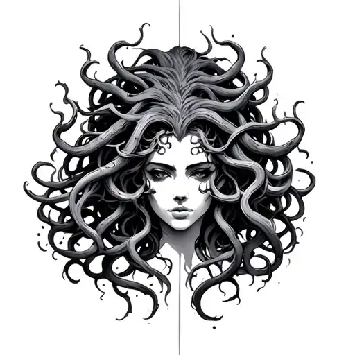A Cyber Sigilism Medusa Tatoo