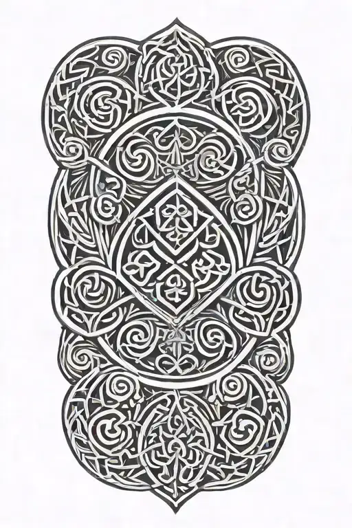 Create A Modern Interpretation Of A Viking Rune Stone Featuring Complex Knotwork Details