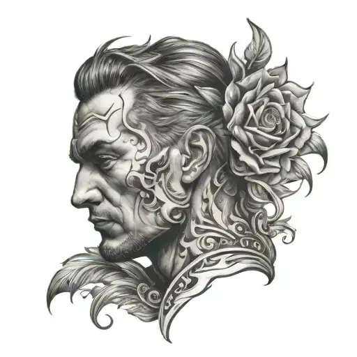 Male Tattoo In Tribute To Mother Lindalva