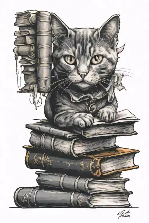 Books With A Cat