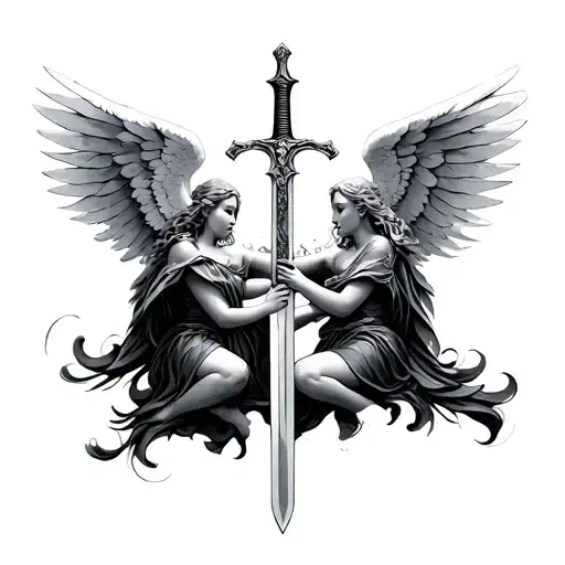 Angels With Sword