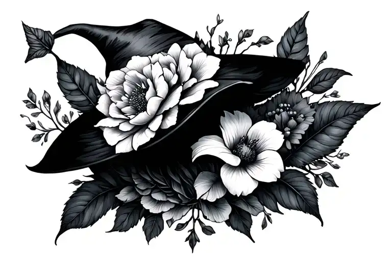 Philosophical With Witchy Elements And Florals