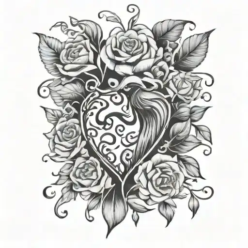 Love And Growth With Partner Tattoo Design Inspired
