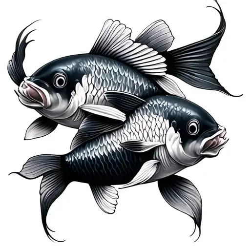 Two Koi Fish