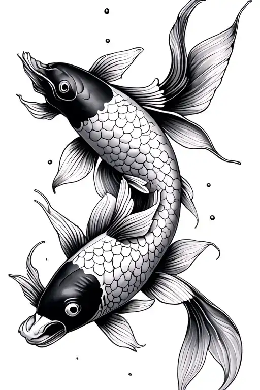 Two Koi Fish