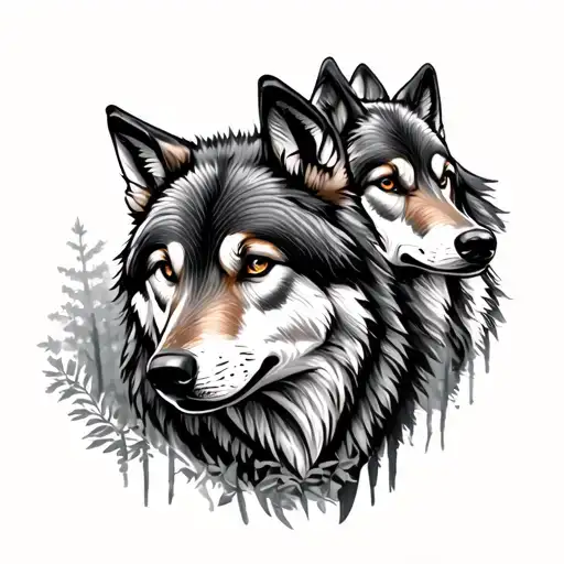 Wolves In The Forest