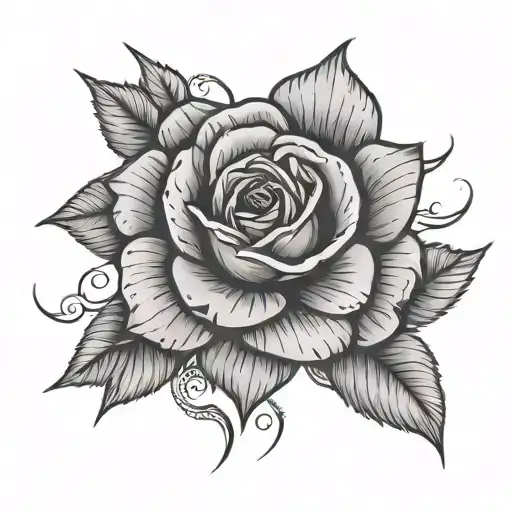 Rose And All Seeing Eye