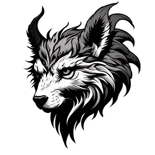 Mythological Animal Tap In Fire