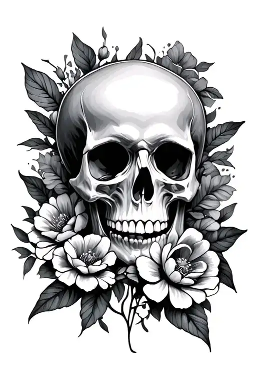 Skull Flowers
