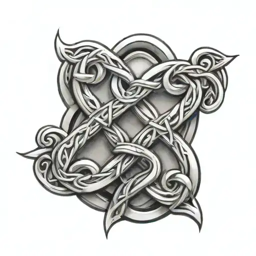 Celtic Knot Half Sleave