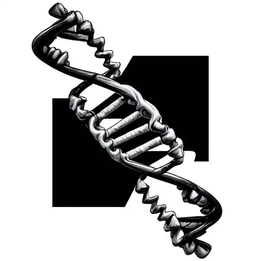 Dna Strand White Name Isabella And Tommaso