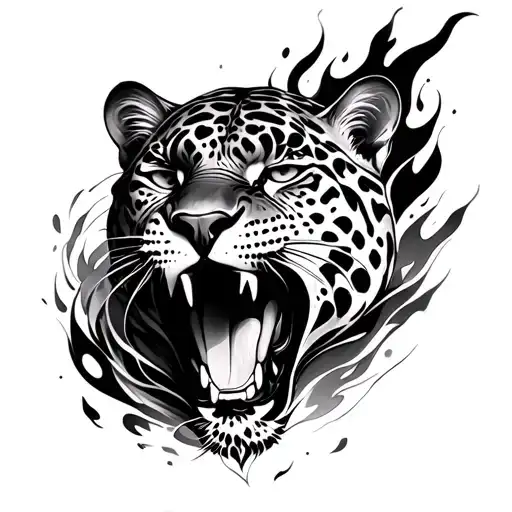 Jaguar Water Emerging And Subbrealist Fire