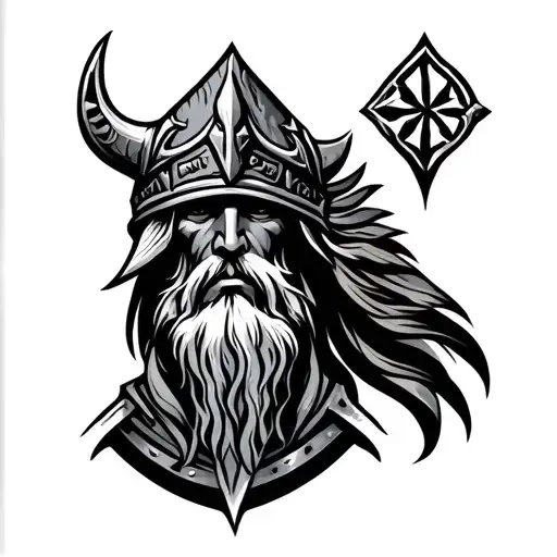Viking Symbols Warrior