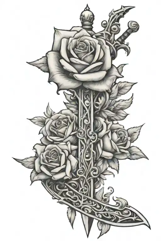 Roses Sword Libra Scale