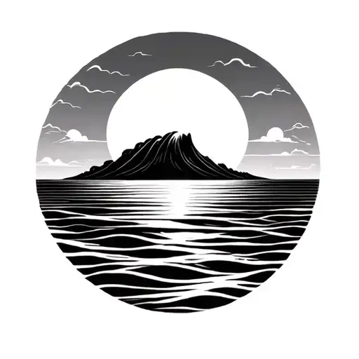 Simple Sunset And Waves