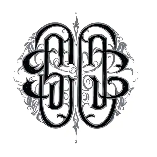 Two Word Ambigram Generator Tattoo